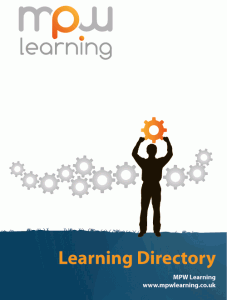 MPW Learning Directory 2011